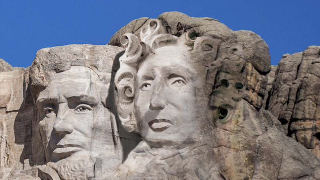 Illustration for article titled Finally! They’re Adding A Female President To Mount Rushmore